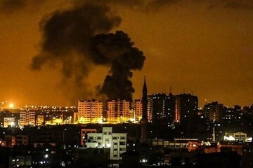 Siyonist İsrail'den Gazze'ye yeni hava saldırısı