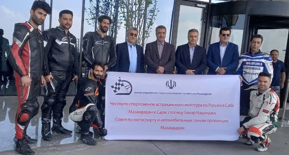 رالی موتورسواری « خزر دریای دوستی» در مازندران به راه افتاد