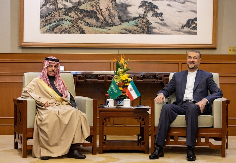 Iranian, Saudi foreign ministers meet in Beijing