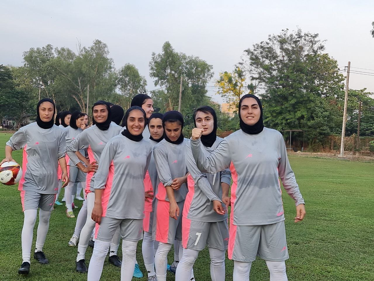 آخرین تمرین تیم ملی فوتبال زنان ایران قبل از بازی با میانمار