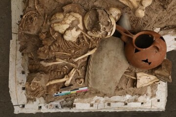 کشف اسکلت کودکان سه هزار ساله / رونمایی از آثار عصر آهن در بهار ۱۴۰۲