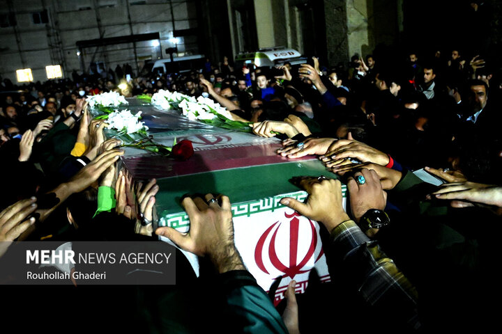 وداع با پیکر شهید «مقداد مهقانی»