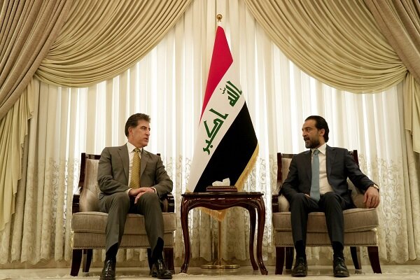محورهای رایزنی رئیس پارلمان عراق با بارزانی