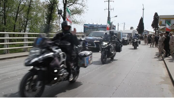موتور سواران پیام آور صلح و دوستی روسیه، ایران را ترک کردند
