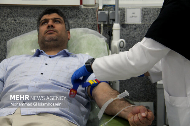 نذر اهدا خون - بوشهر