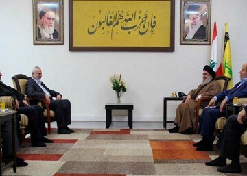 دیدار و گفتگوی رهبران حزب‌الله و حماس درباره آمادگی محور مقاومت