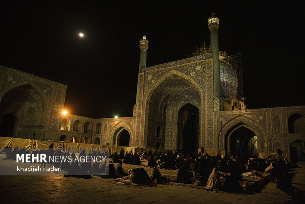 مراسم احیای شب نوزدهم – مسجد نقش جهان اصفهان