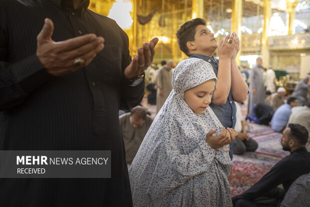 مراسم احیای شب نوزدهم ماه رمضان در کربلای معلی