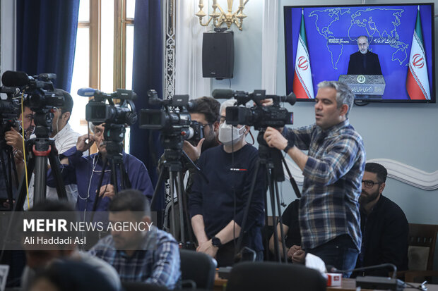 Foreign ministry spokesman's presser