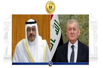 تماس تلفنی رئیس جمهور عراق با نخست وزیر کویت