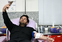 اهدای خون در شب ۲۱ ماه مبارک رمضان - بیرجند