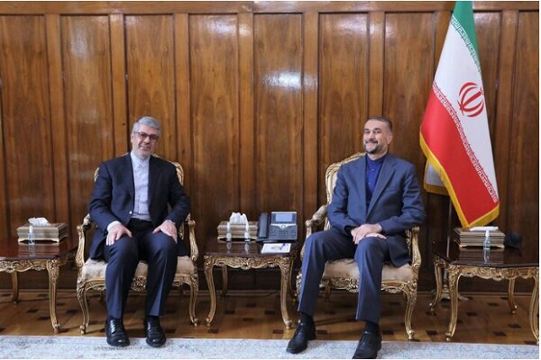أمير عبد اللهيان يلتقي سفير إيران الجديد لدى قبرص