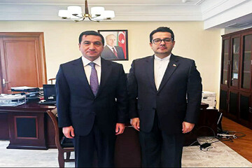 Iran envoy to Baku holds meeting with Aliyev assistant