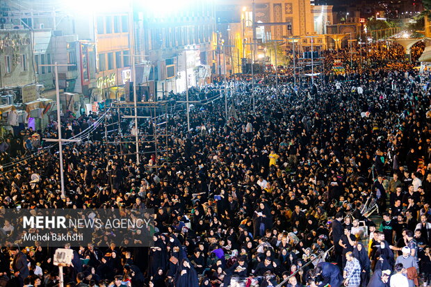 نوای الغوث الغوث شب زنده داران در شهر کریمه اهل بیت طنین انداز شد