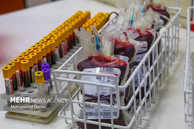 بیشترین خون اهدایی در تهران مصرف می شود 