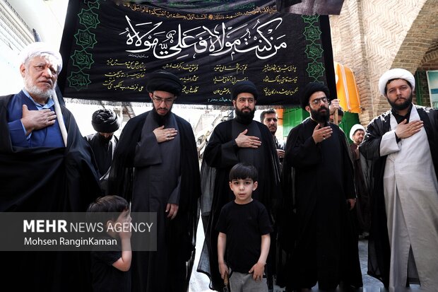 Mourning of Imam Ali martyrdom in Golshan Hammam Mosque