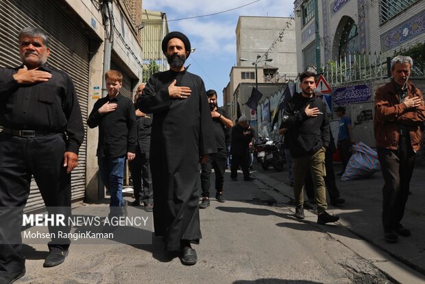 Mourning of Imam Ali martyrdom in Golshan Hammam Mosque