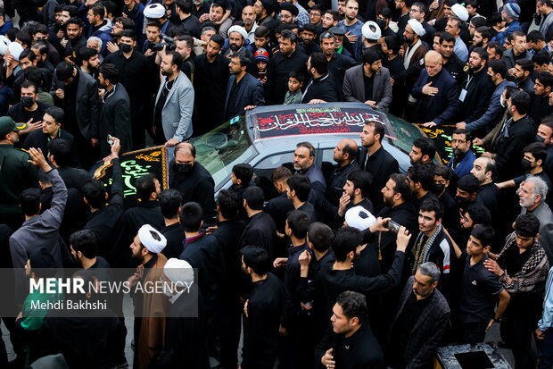 قم میں حضرت علی(ع) کی شہادت کے موقع پر ماتمی جلوس
