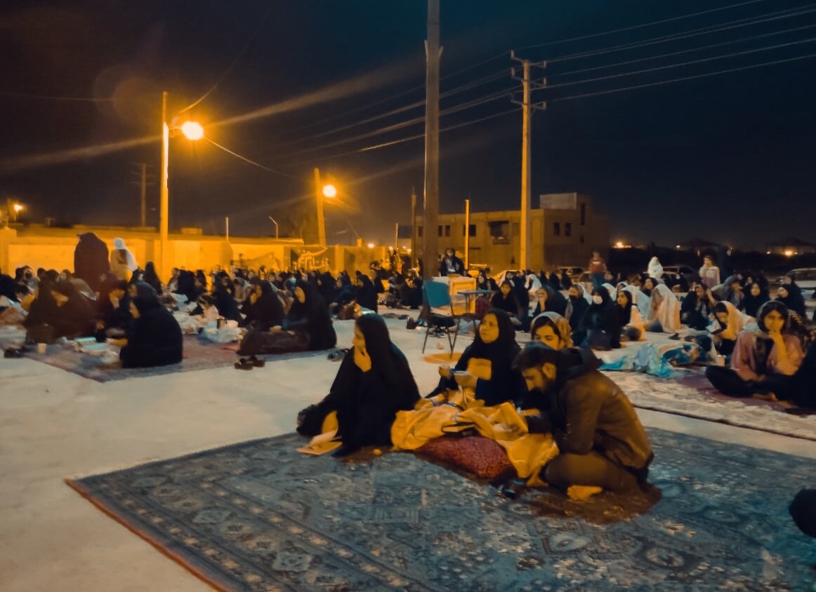 آیین احیای شب قدر در بقعه امام زاده «آقامیر» دهدشت برگزار شد