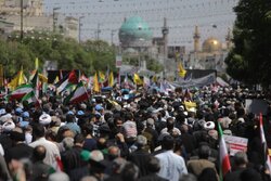 حضور پرشور مشهدی‌ها در راهپیمایی روز قدس