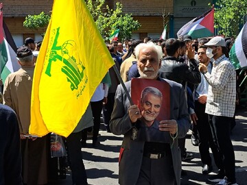 استان سمنان سراسر حماسه‌سازی شد/ درخشش مردم در حمایت از فلسطین