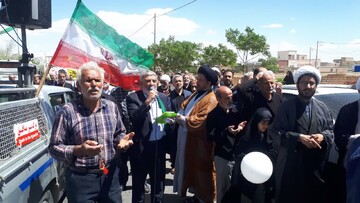 حضور پرشور مردم منطقه دارالولایه راوند کاشان