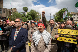 راهپیمایی جمعه خشم در قزوین برگزار شد