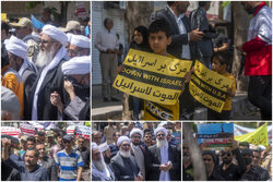 پیام یکپارچه مردم تایباد در راهپیمایی روز قدس/ دنیای اسلام تا آزادی مسجد الاقصی با فلسطین است