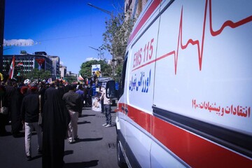 خدمت رسانی اورژانس تهران به نمازگزاران عید فطر