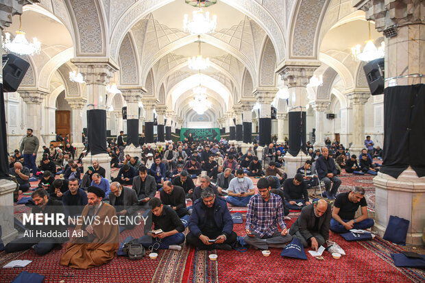 مراسم شب احیای بیست و سوم ماه مبارک رمضان شامگاه پنجشنبه ۲۴ فروردین ماه ۱۴۰۲ در مسجد مطهری برگزار شد