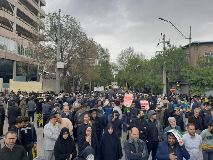 راهپیمایی روز جهانی قدس در کرمانشاه آغاز شد