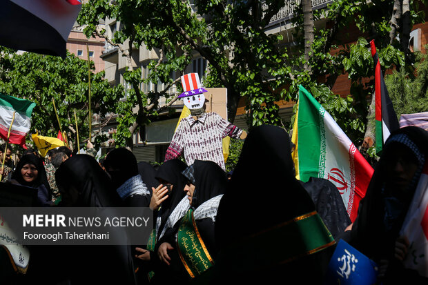 آغاز راهپیمایی روز جهانی قدس در تهران