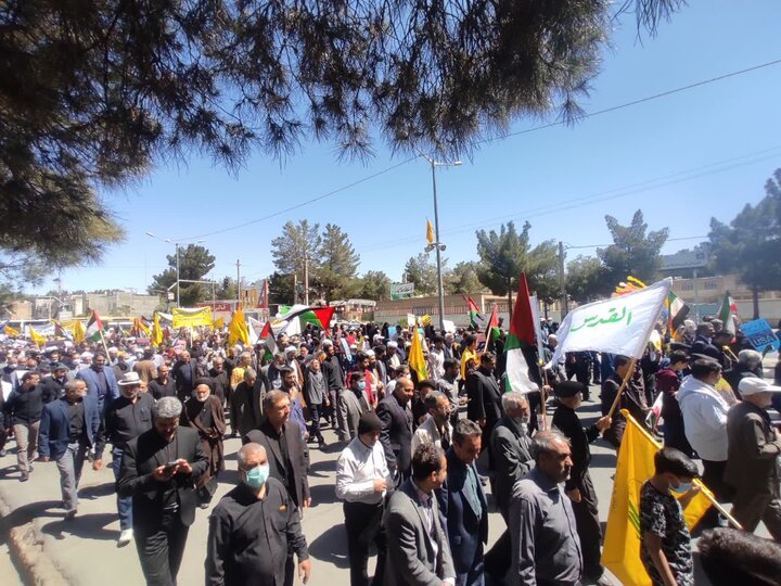 راهپیمایی روز قدس در بیرجند