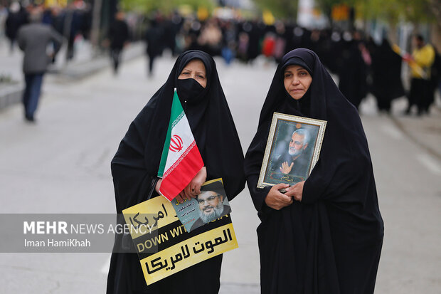 ہمدان میں عالمی یوم قدس کی مناسبت سے عظیم الشان ریلی
