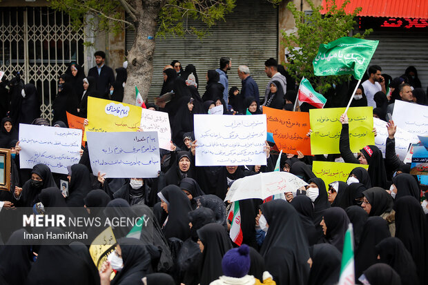 راهپیمایی روز قدس در همدان