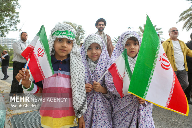راهپیمایی روز جهانی قدس - جزیره کیش