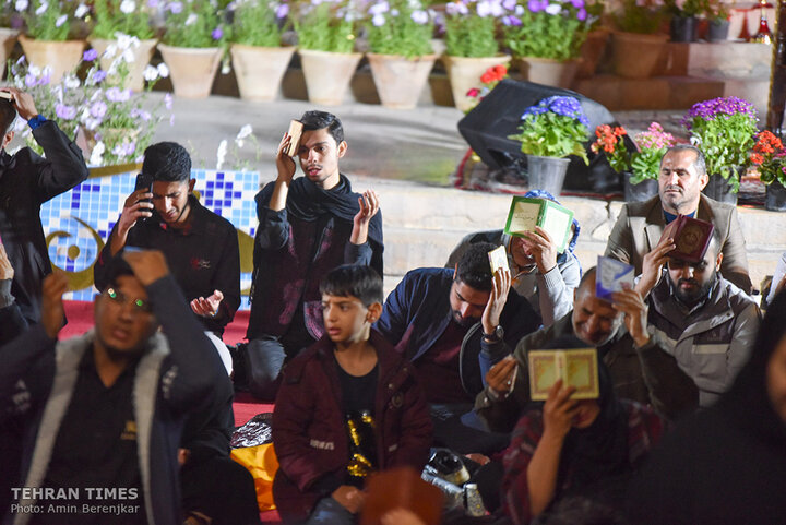Qadr night observed at Hafezieh