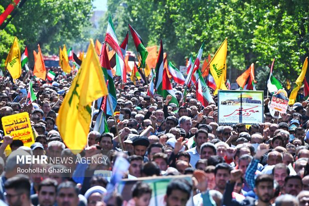 راهپیمایی روز جهانی قدس - گرگان