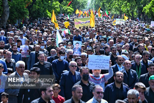 International Quds Day marked in Hamadan