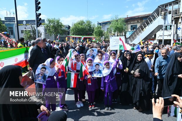 راهپیمایی روز جهانی قدس - گرگان