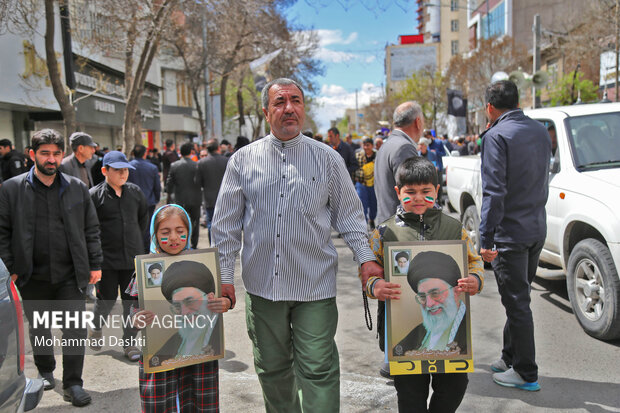 راهپیمایی روز جهانی قدس - اردبیل