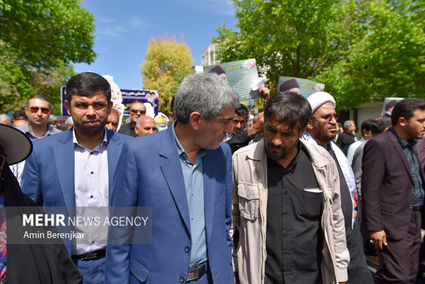 راهپیمایی روز قدرس در شیراز