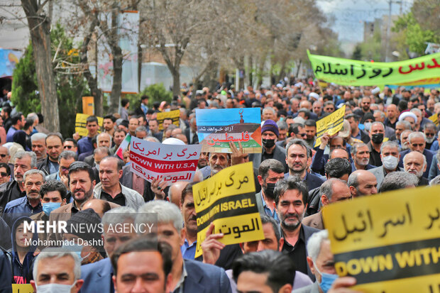 راهپیمایی روز جهانی قدس - اردبیل