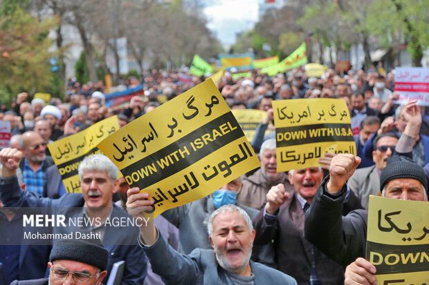 راهپیمایی روز جهانی قدس - اردبیل