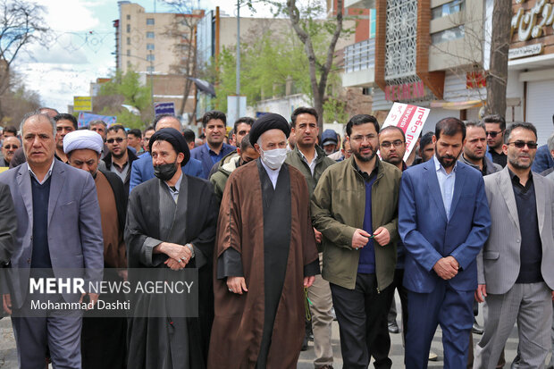 راهپیمایی روز جهانی قدس - اردبیل