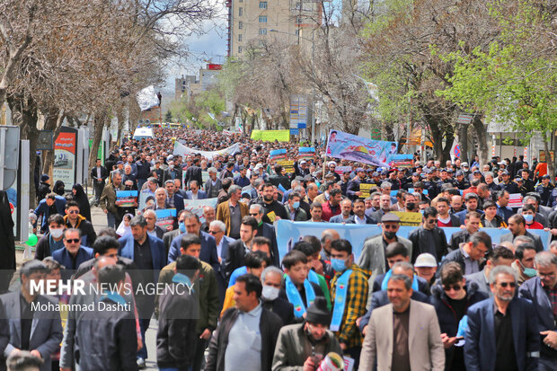 راهپیمایی روز جهانی قدس - اردبیل