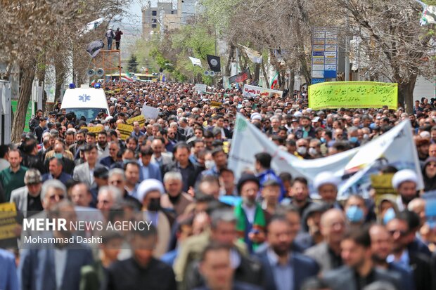 راهپیمایی روز جهانی قدس - اردبیل