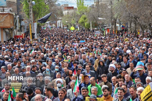 راهپیمایی روز جهانی قدس - اردبیل