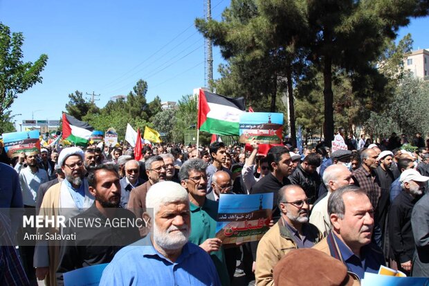 راهپیمایی روز قدس در سمنان