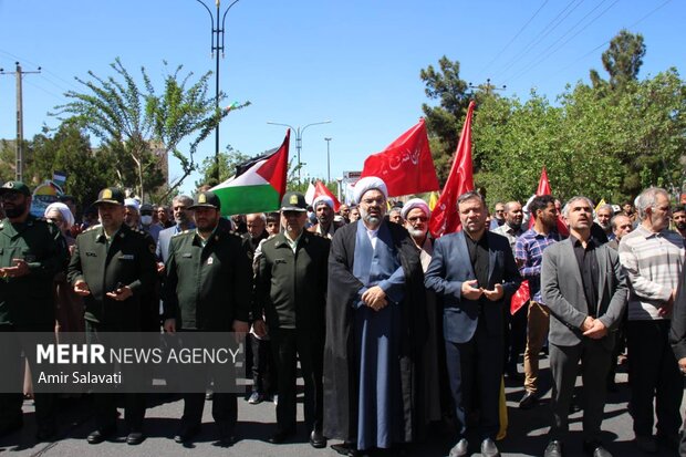 راهپیمایی روز قدس در سمنان